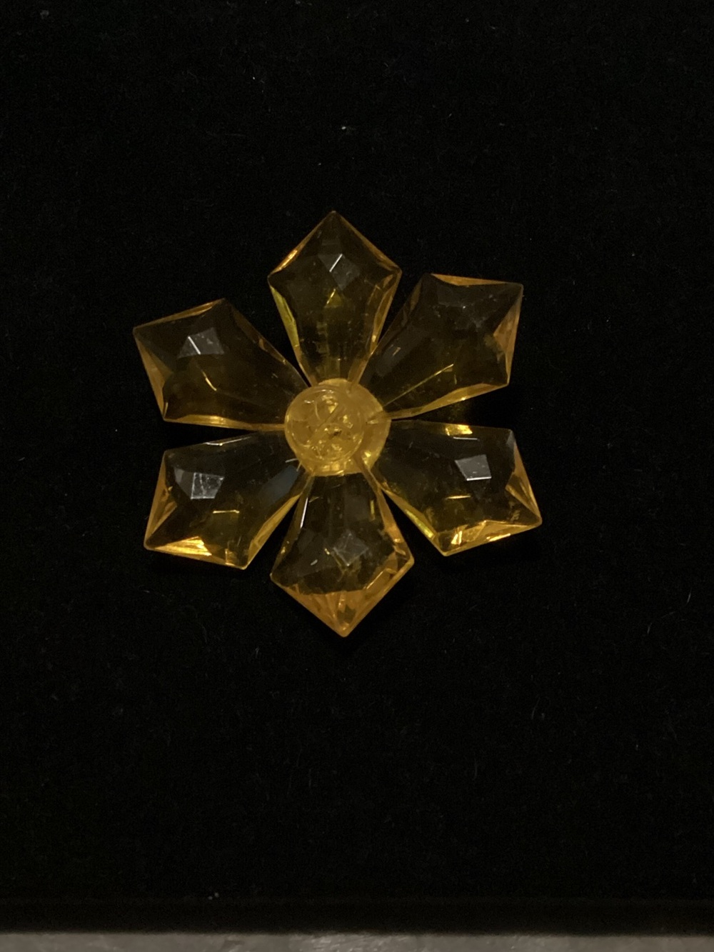 Acrylic Flower Brooch - Unbranded